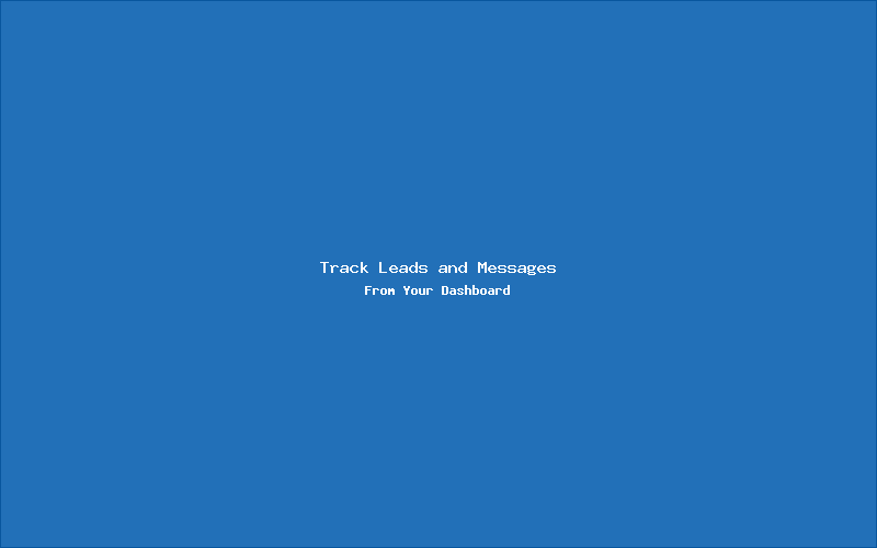 New Feature: Track Leads and Messages From Your Dashboard